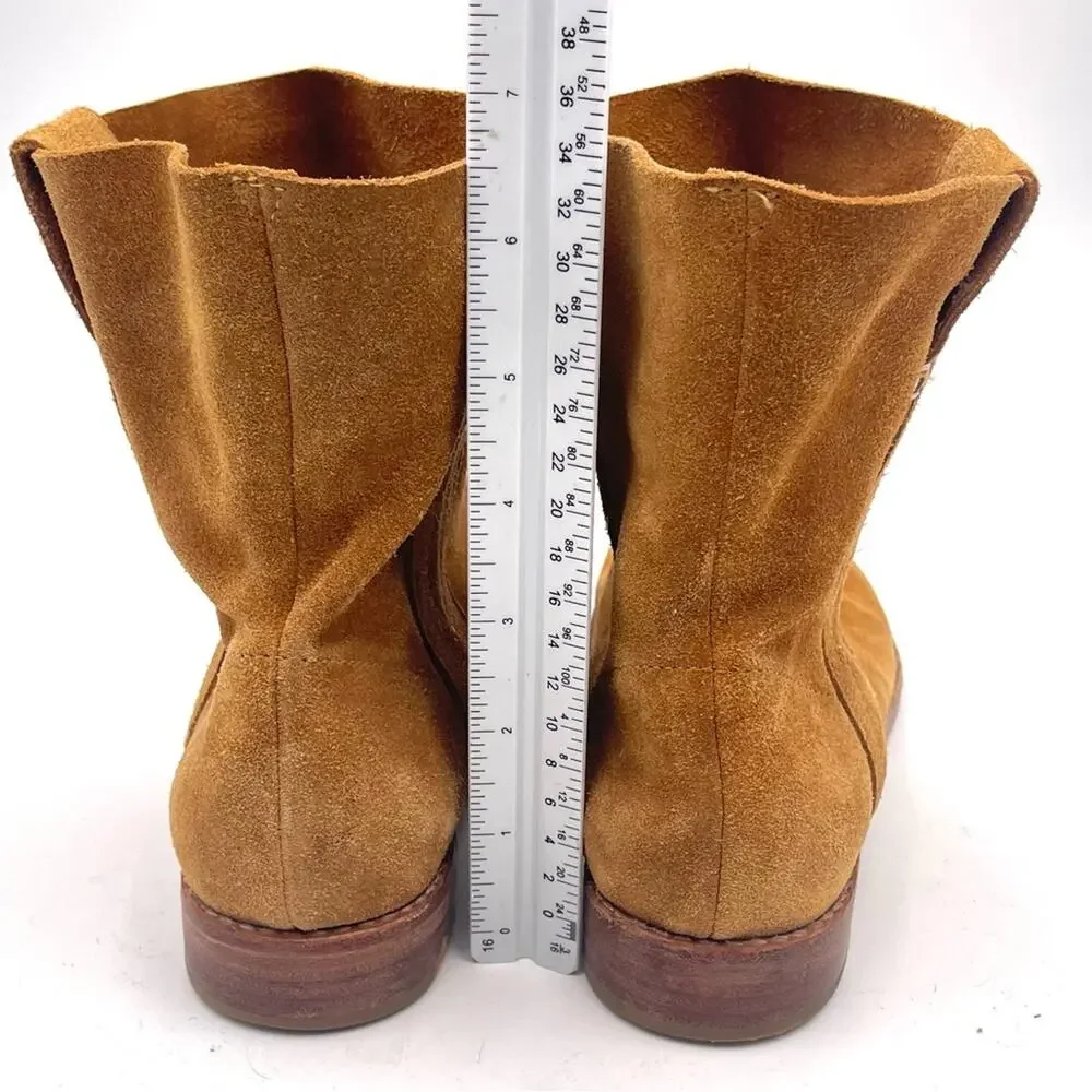 JOIE - REVOLVE Pinyon Boot cognac suede ankle booties size 7